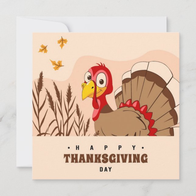 Happy thanksgiving julkort (Framsida)