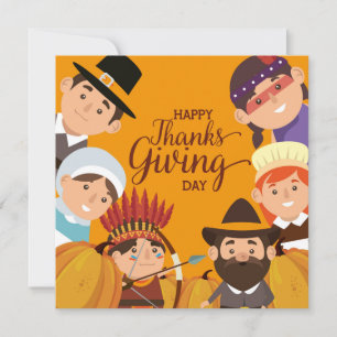 Happy thanksgiving julkort