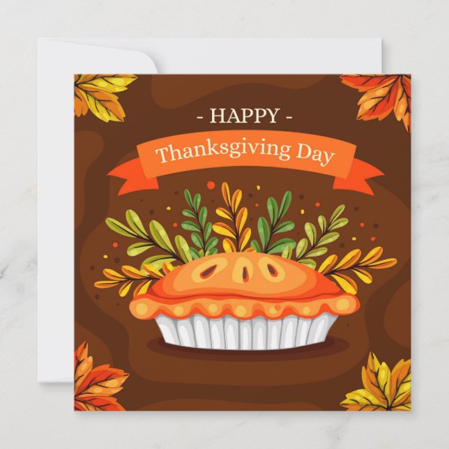 Happy thanksgiving julkort (Framsida)