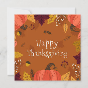 Happy thanksgiving julkort