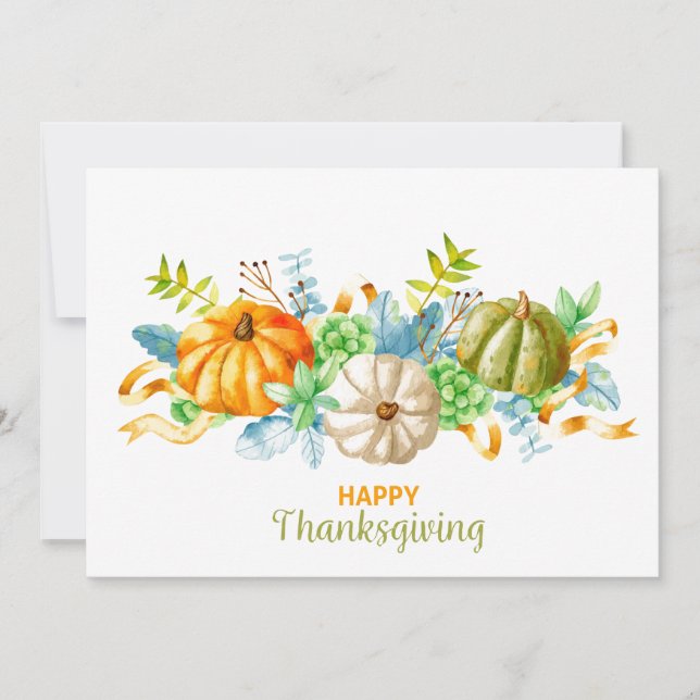 Happy thanksgiving julkort (Framsida)