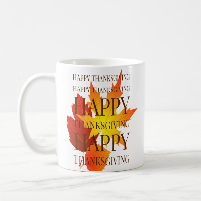 Happy thanksgiving kaffemugg (Vänster)