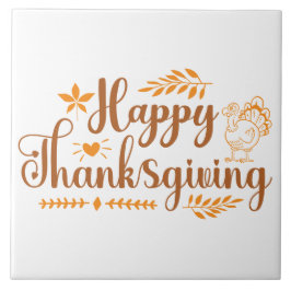 Happy thanksgiving kakelplatta