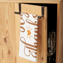 Happy thanksgiving kökshandduk