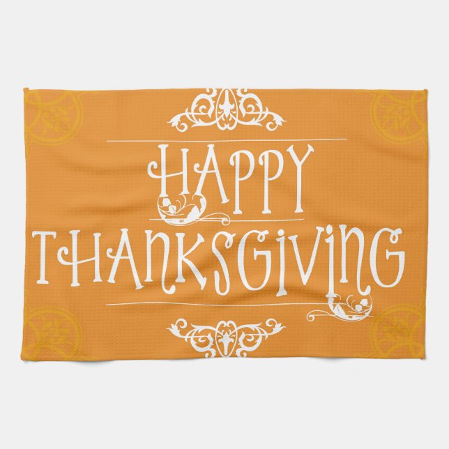 HAPPY THANKSGIVING KÖKSHANDDUK (Horisontell)