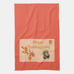 Happy thanksgiving kökshandduk
