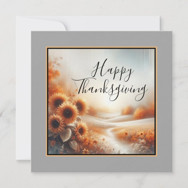 Happy thanksgiving kort (Framsida)