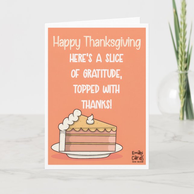 Happy Thanksgiving Kort (Framsida)