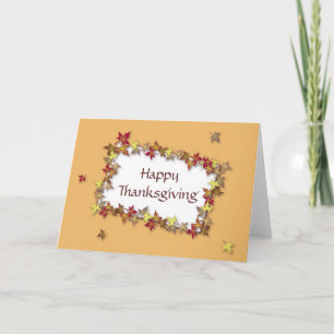 Happy thanksgiving-kort helgkort