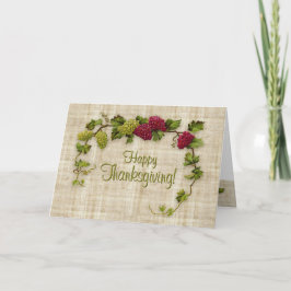Happy thanksgiving-kort helgkort