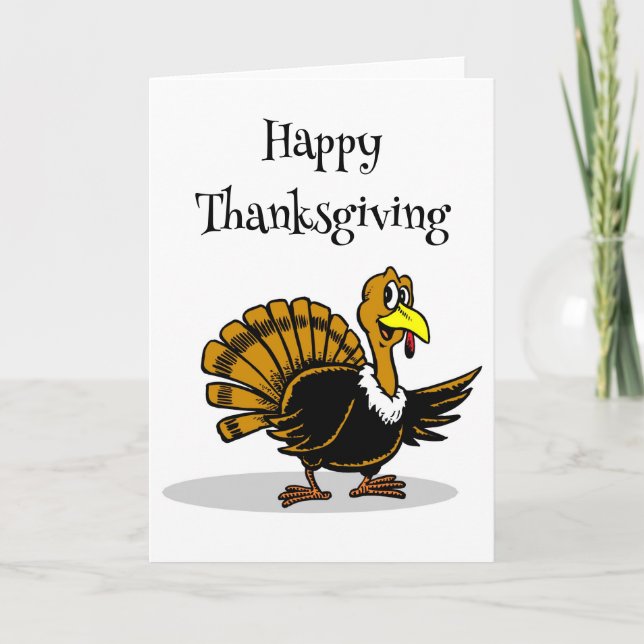 Happy thanksgiving-kort helgkort (Framsida)