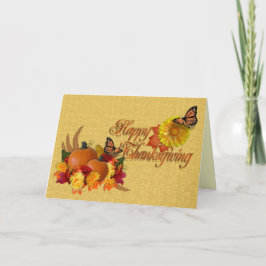 Happy thanksgiving-kort med dikt helgkort