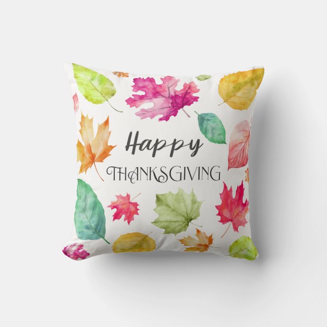 Happy thanksgiving kudde (Framsida)