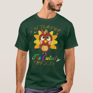 Happy thanksgiving Lärare Classroom Turkey Funny T Shirt