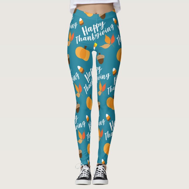 Happy thanksgiving leggings (Framsida)