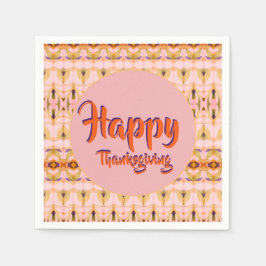 Happy thanksgiving Luncheon Pappersservett