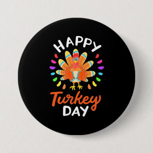 happy thanksgiving Lycklig Turkiet-dagen Knapp