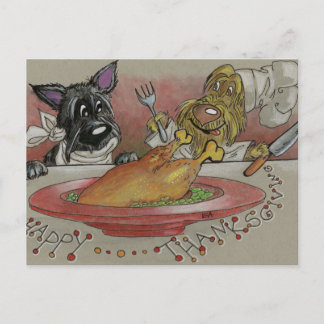 Happy thanksgiving, Lycklig Turkiet-vykort Vykort