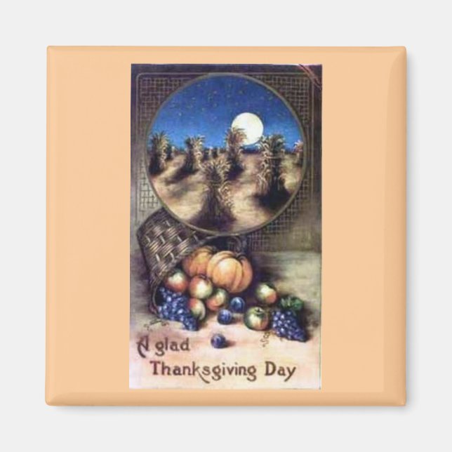 Happy thanksgiving Magnet (Framsidan)