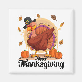 Happy thanksgiving magnet