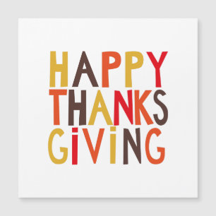 Happy thanksgiving! magnetisk inbjudningskort