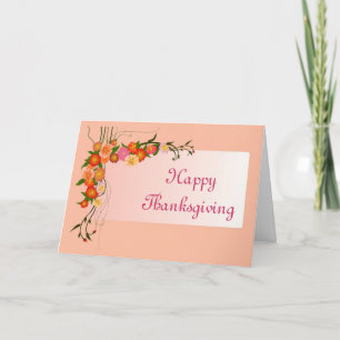 Happy thanksgiving med text för helgkort