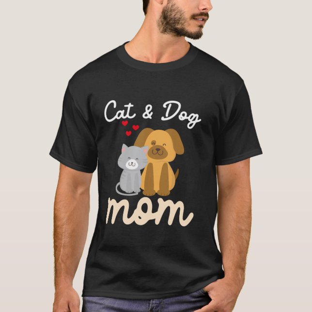 Happy Thanksgiving Men Women Kids Outfit Cat Dog M T Shirt (Framsida)