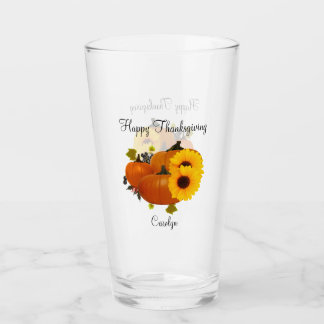 Happy thanksgiving Middag Party Tumblers & Glass Glaskopp