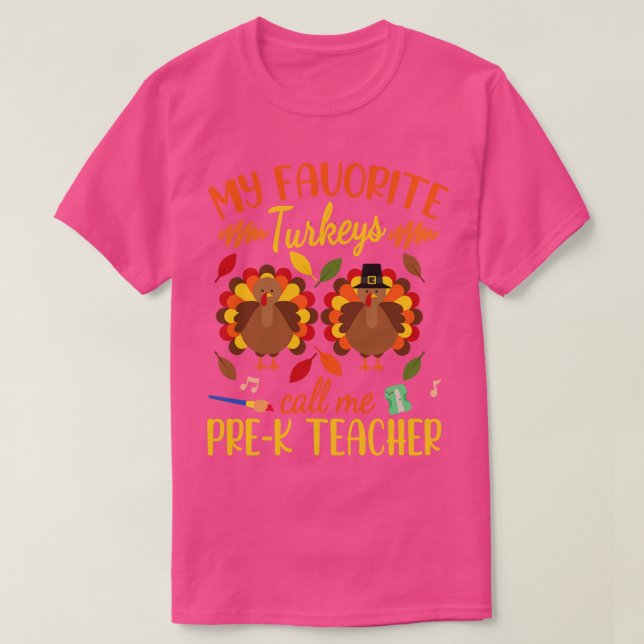 Happy thanksgiving Mina favoritkalkoner ringer mig T Shirt (Design framsida)