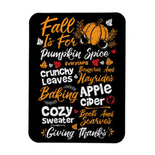 Happy thanksgiving minskar för pumpkin Spice Magnet