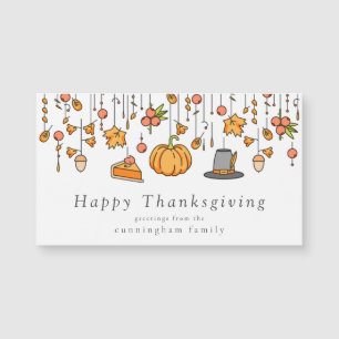 Happy thanksgiving Modern enkel Chic