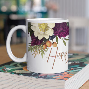 Happy thanksgiving moderna höstfallsvecka Thanksgi Kaffemugg