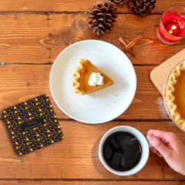Happy thanksgiving mönster underlägg papper kvadrat