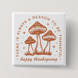 Happy thanksgiving mushroom whimsical terracotta knapp