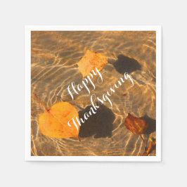 Happy thanksgiving Napkins by RoseWrites Pappersservett