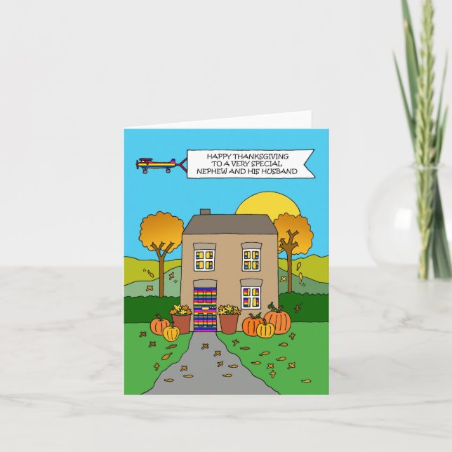 Happy thanksgiving Nephew och Make Kort (Framsida)