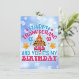 Happy thanksgiving och ja, det är mitt födelsedags