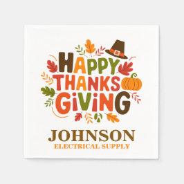 Happy thanksgiving Office Party Pappersservett