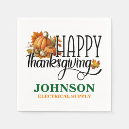 Happy thanksgiving Office Party Pappersservett