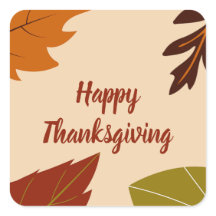 Happy thanksgiving Orange Brown Grönt Höst löv