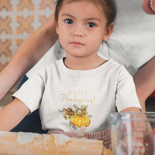 Happy thanksgiving orange Pumpusslor T Shirt