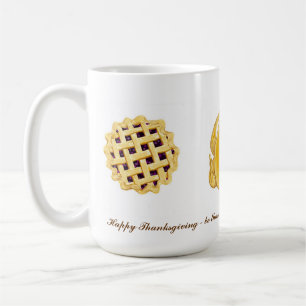 Happy thanksgiving Paj och Turkiet tacksamt Mugg