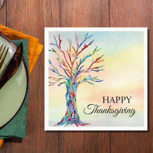 Happy thanksgiving pappersservett