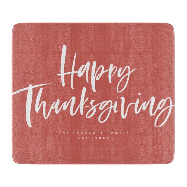 Happy thanksgiving-penselbokstäver (Framsidan)