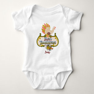 Happy thanksgiving, personlig namn t shirt