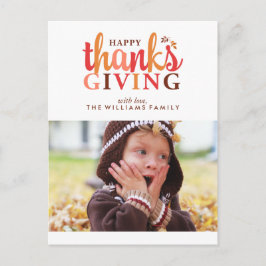 Happy thanksgiving Photo Helg Vykort