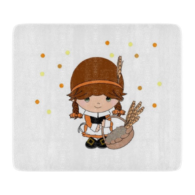 Happy thanksgiving pilgrimsflicka (Framsidan)