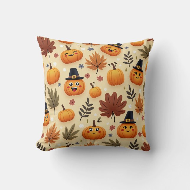 Happy thanksgiving Pillow Kudde (Framsida)