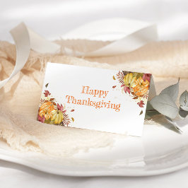 Happy thanksgiving placeringskort
