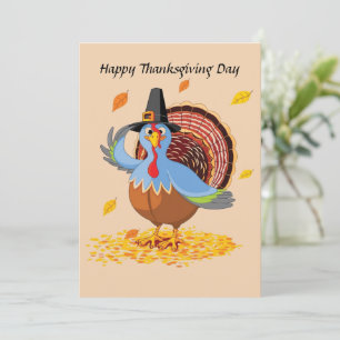 Happy thanksgiving platta kort